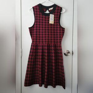 NEW houndstooth sweater dress
